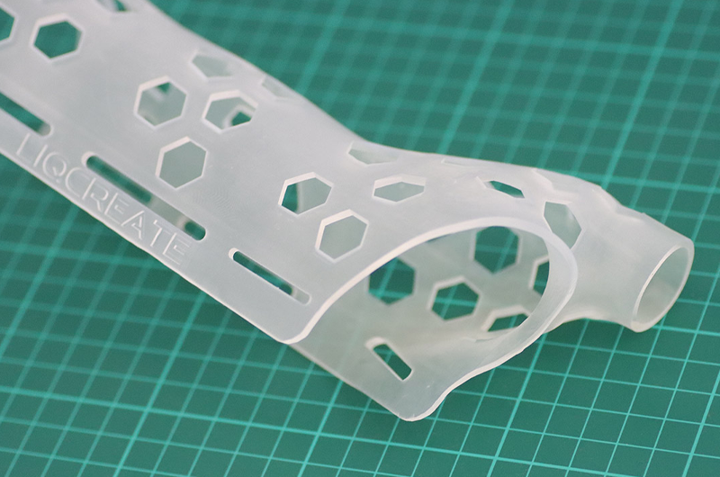 Pièce imprimée en 3D avec la résine Bio-Med Clear
